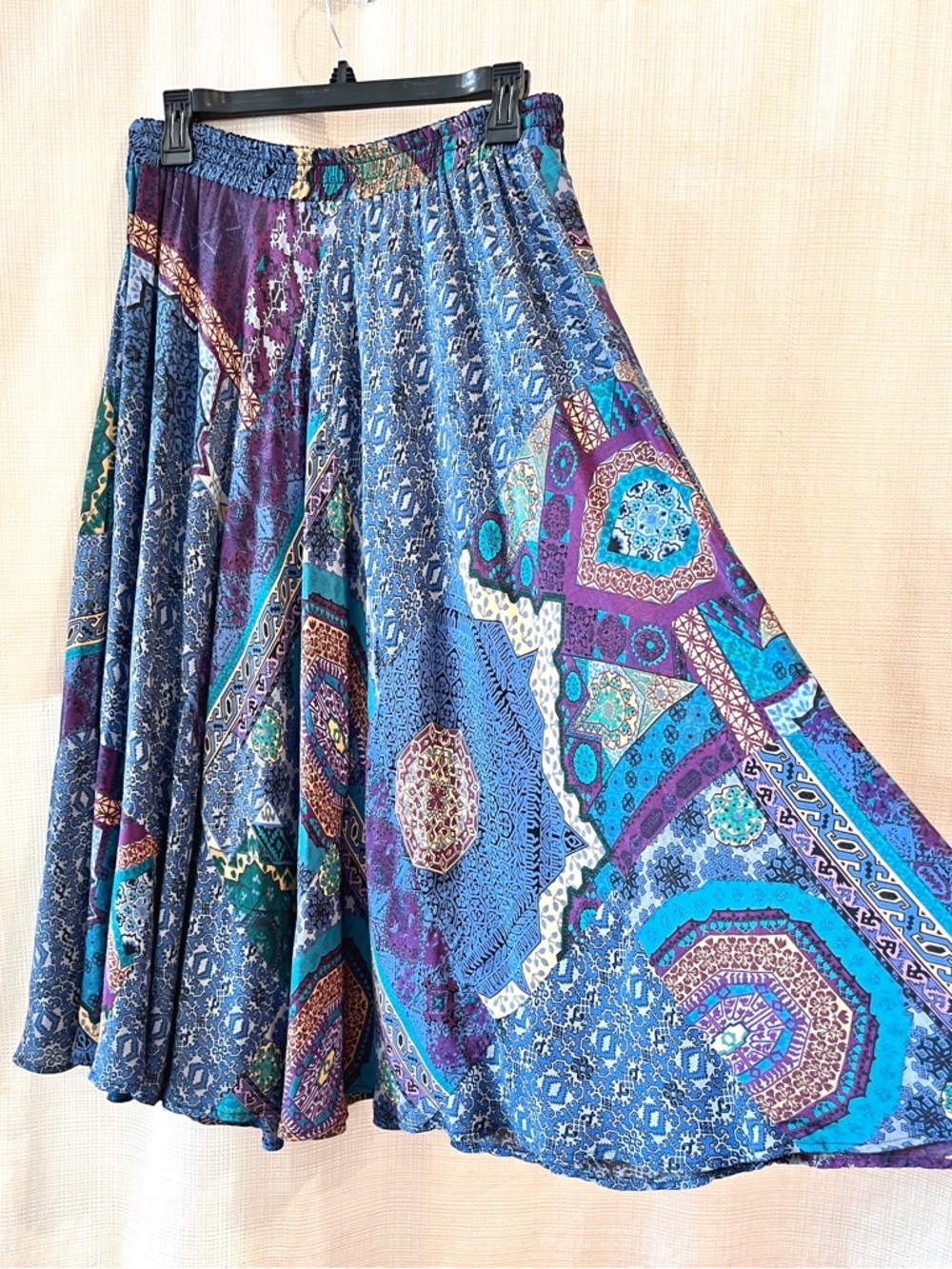 Vintage Patchwork Whimsigoth Carol Little Skirt Witchy Boho Festival
